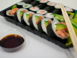 Palillos Redondos Enfundados papel