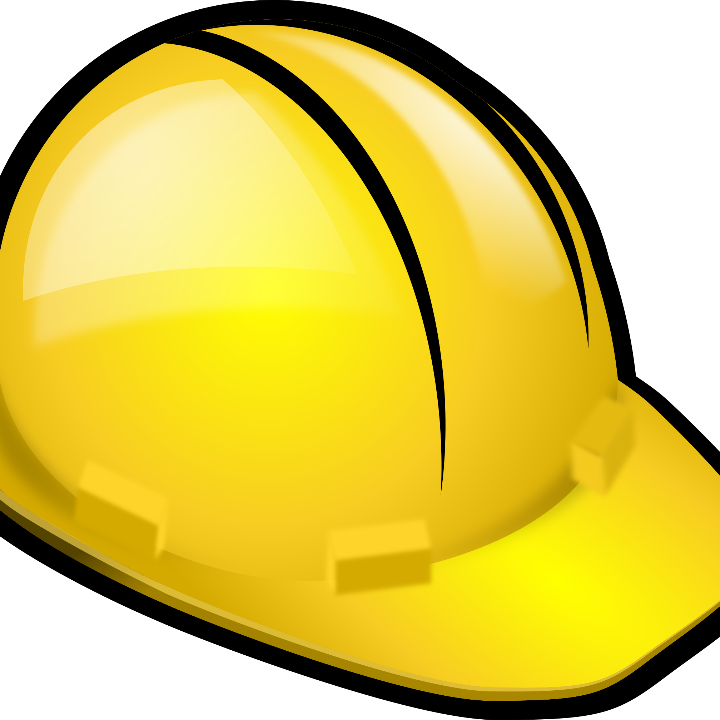casco de obra con logo